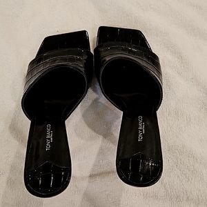 Tony Bianco Black Mules